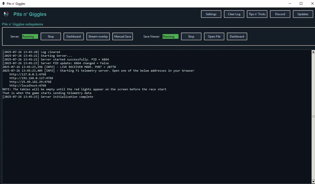 Pits n' Giggles Launcher